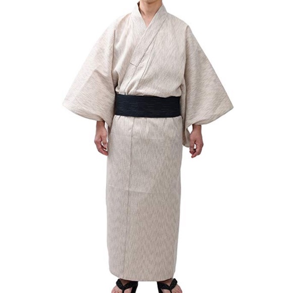 Men's Japanese Style Kimono Costume - Picture 4 of 5